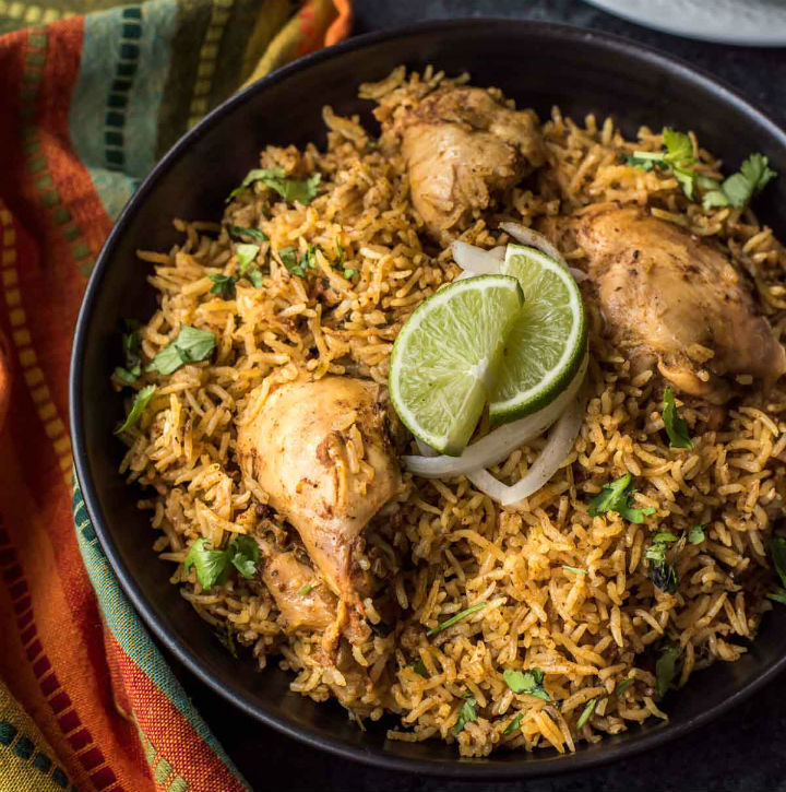 Chicken biryani box