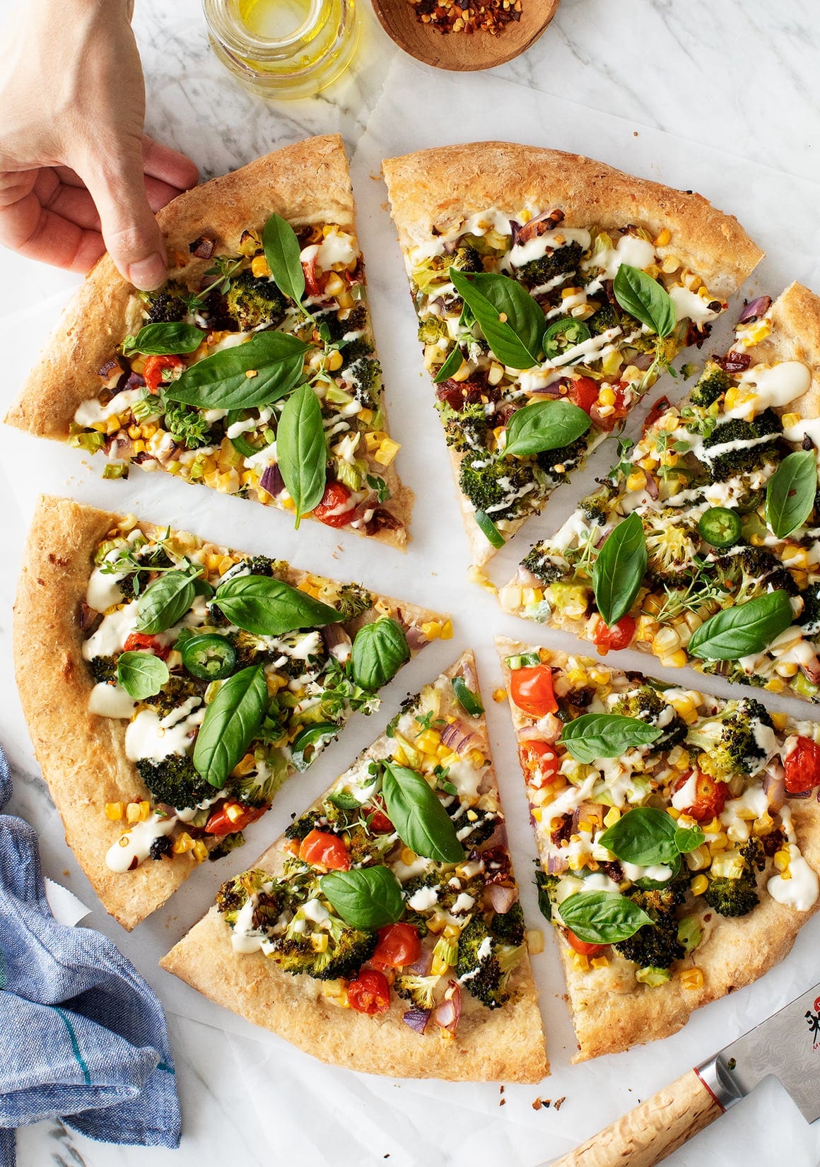 Margherita pizza