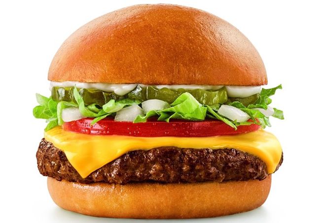 Vegan burger combo